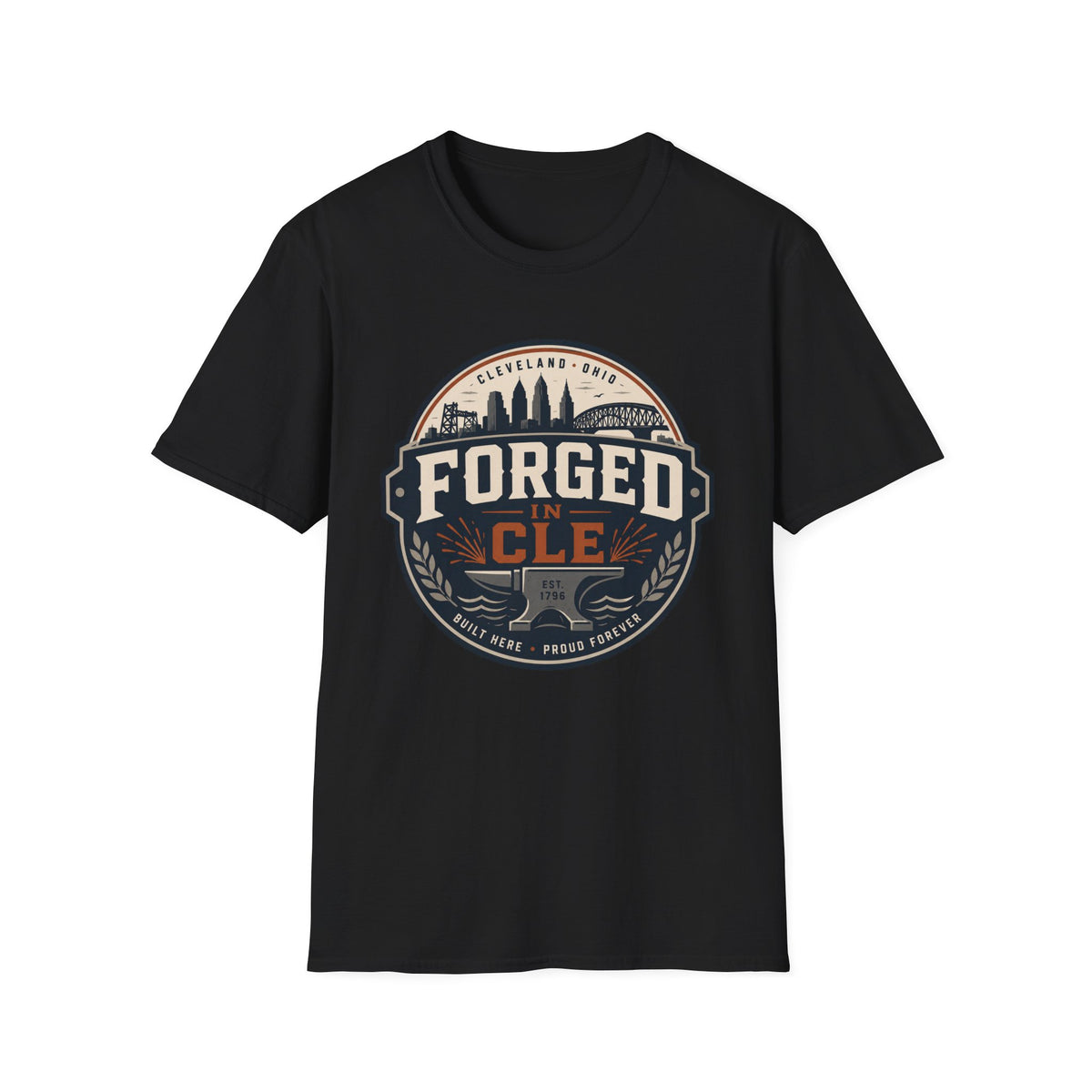 Forged IN CLE T-Shirt — Cleveland Pride Vintage City Tee