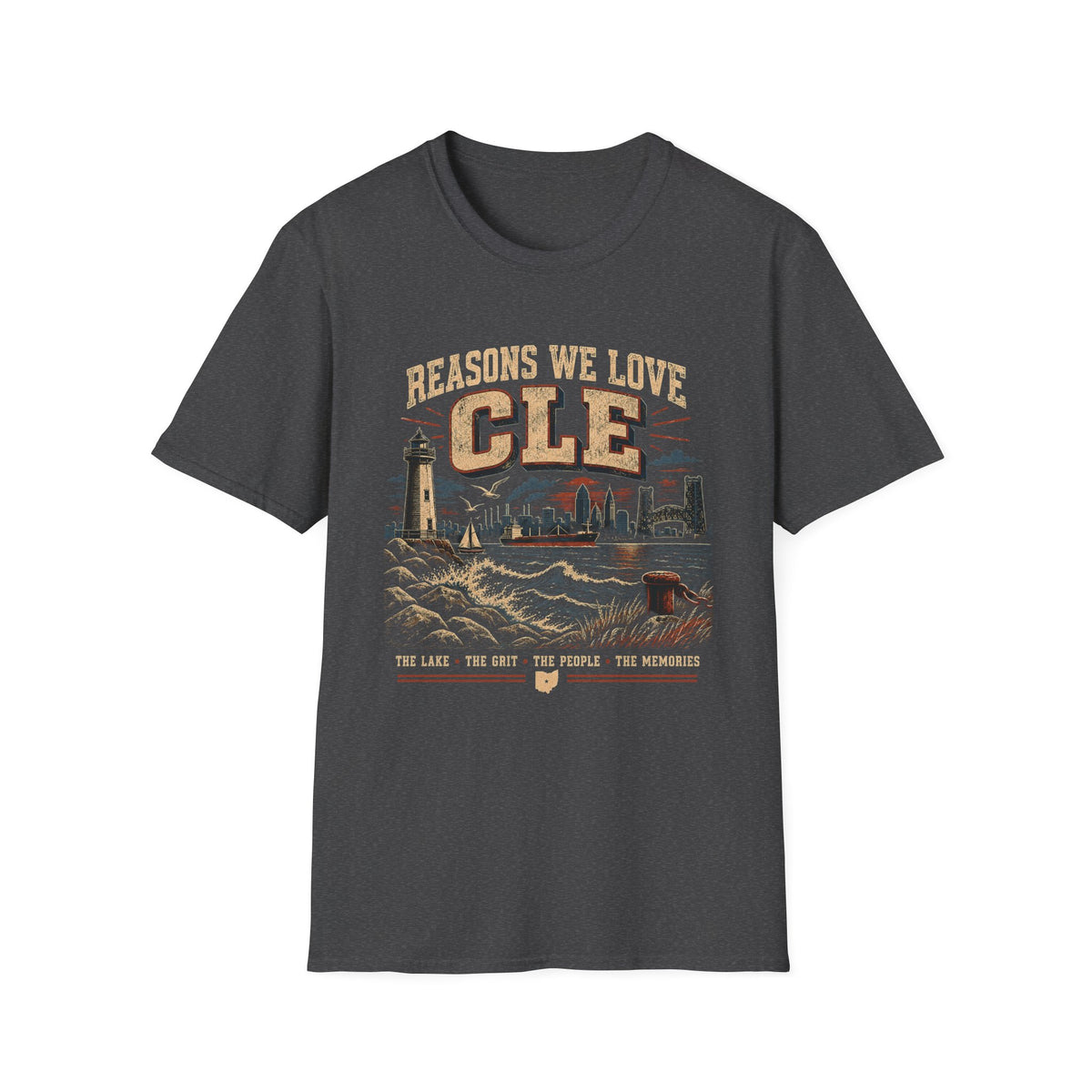We LOVE the CLE T-Shirt — Cleveland Pride Vintage City Tee