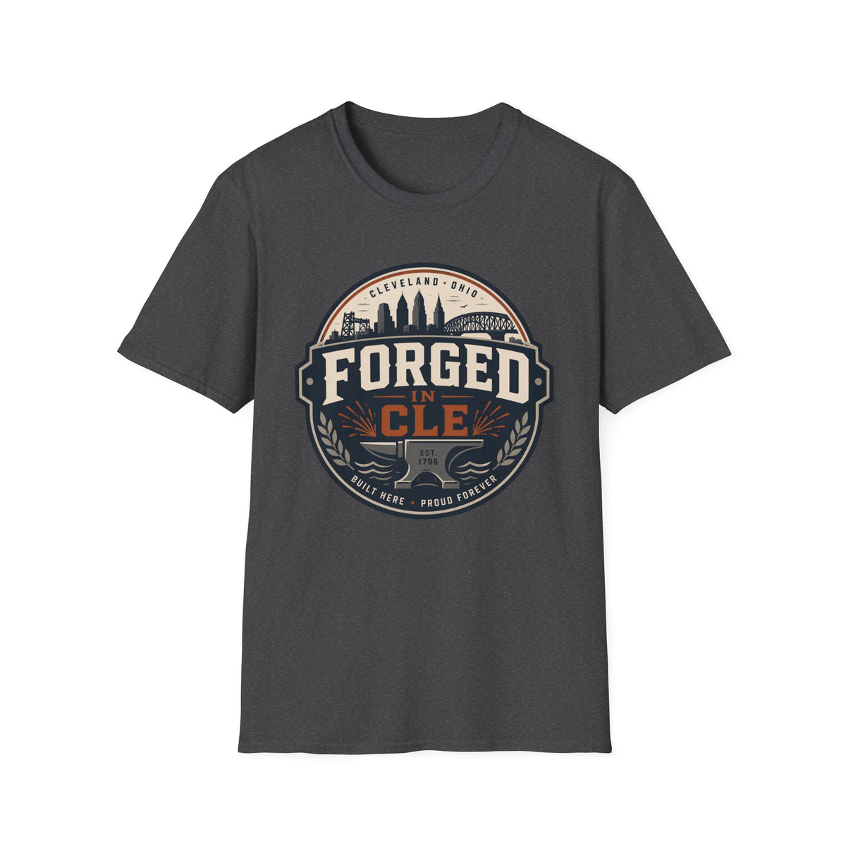 Forged IN CLE T-Shirt — Cleveland Pride Vintage City Tee