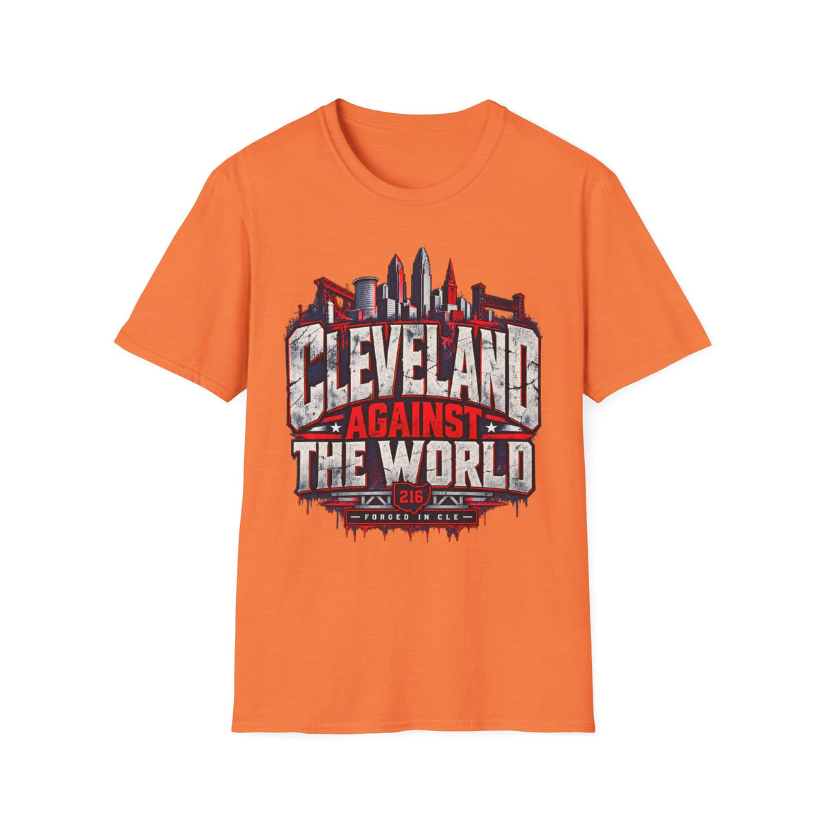 Cleveland Against The World Tee | Forged in CLE 216 Shirt