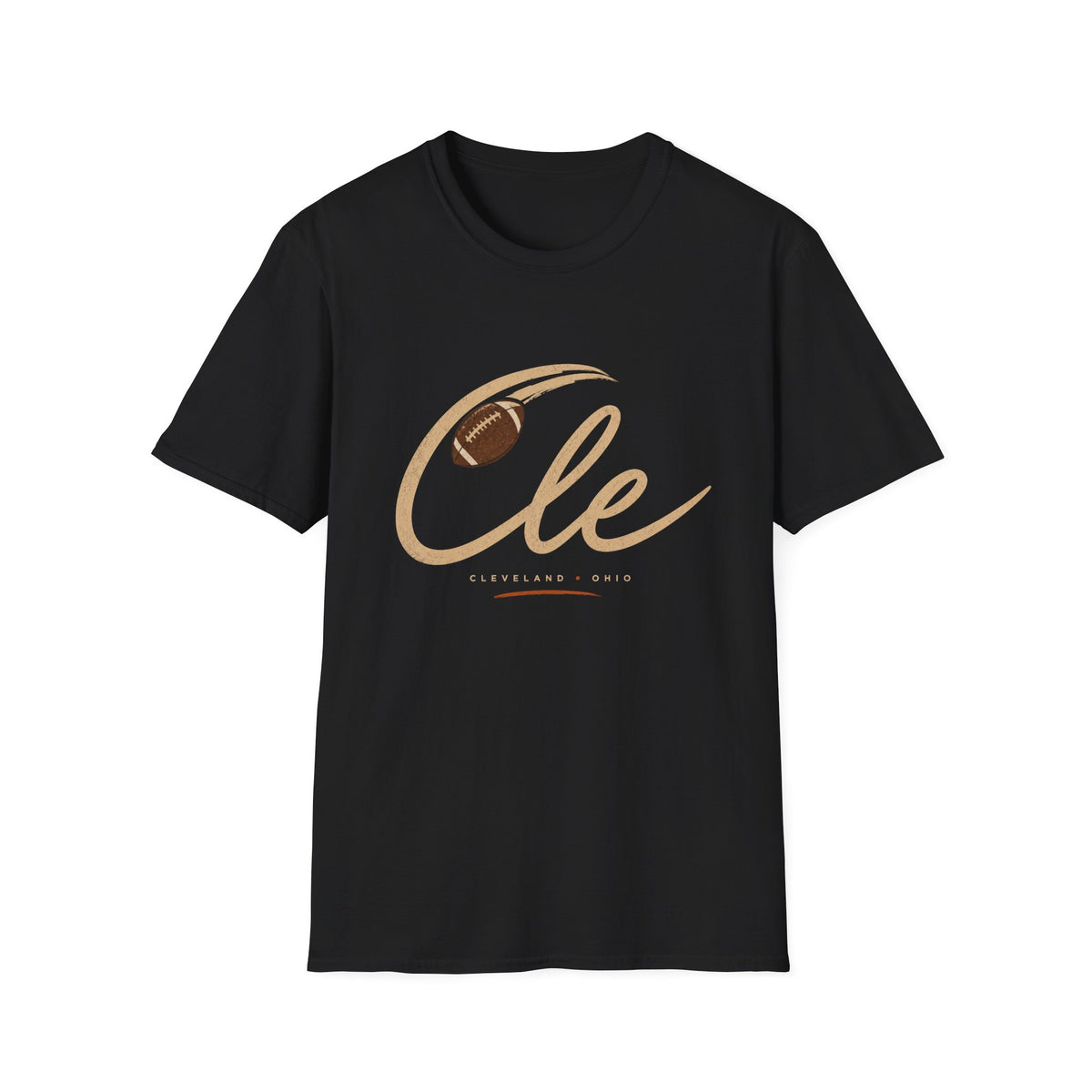 Browns Bae Cle Script T‑Shirt — Cleveland Fan