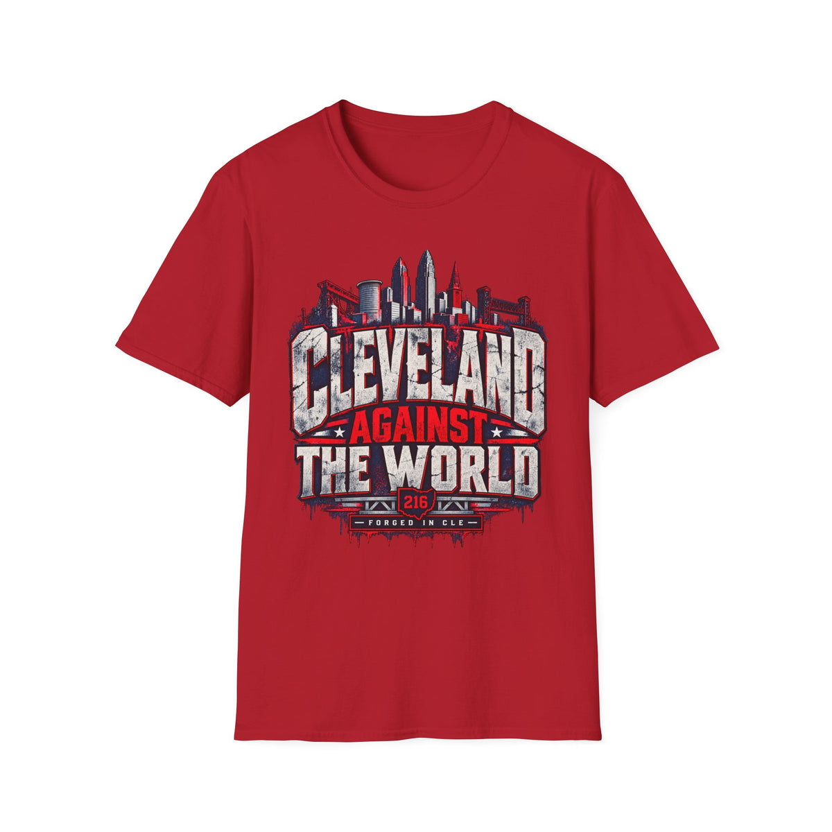Cleveland Against The World Tee | Forged in CLE 216 Shirt