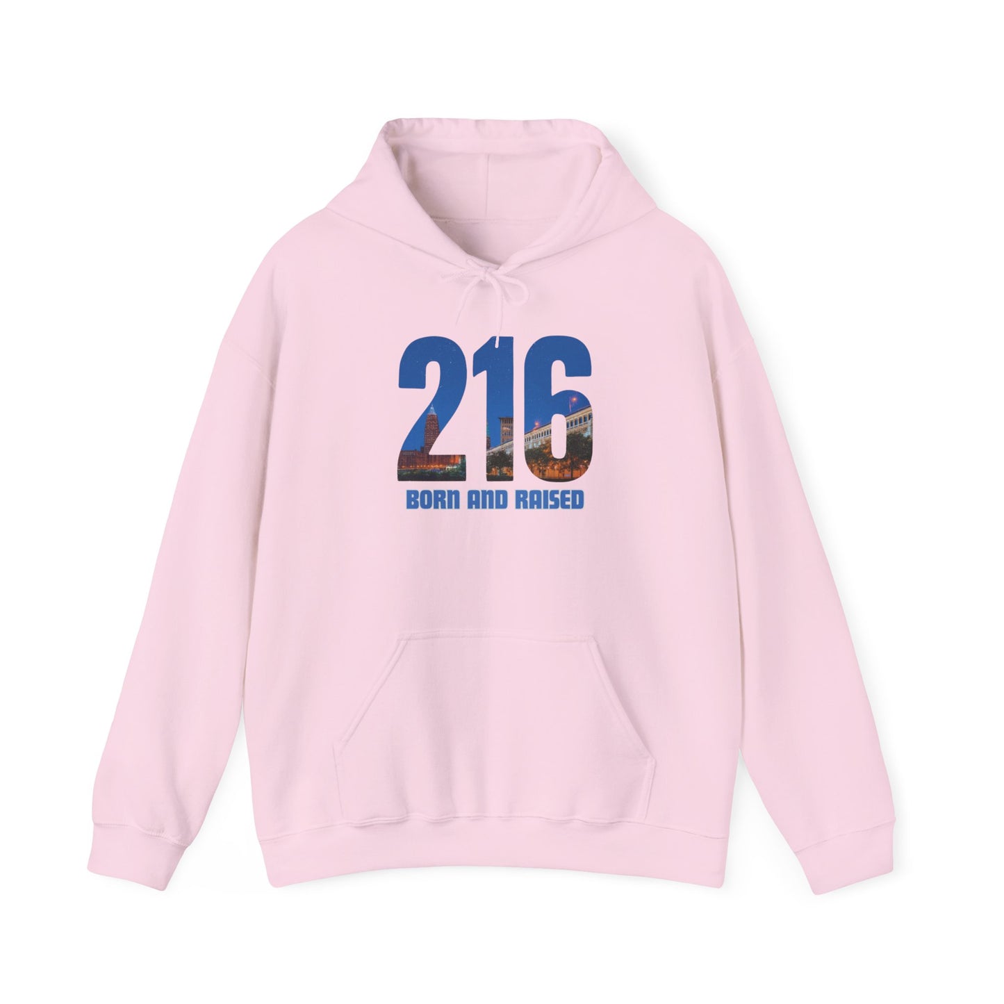 216 Born and Raised Hoodie – Cleveland Ohio Streetwear | 216 Area Code Skyline Graphic Pullover