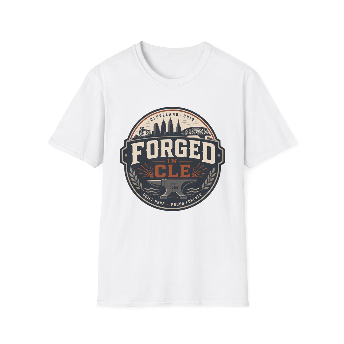 Forged IN CLE T-Shirt — Cleveland Pride Vintage City Tee