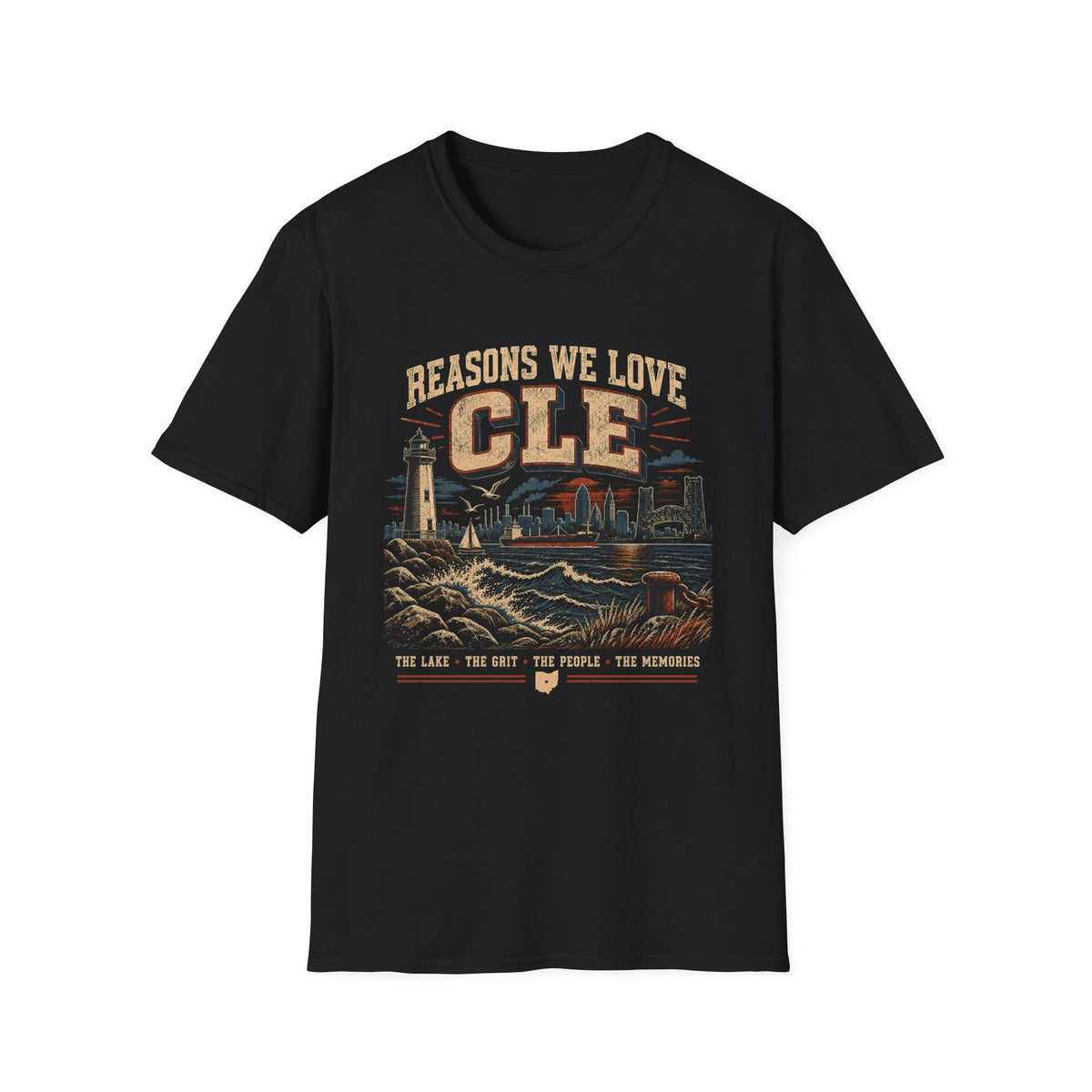 We LOVE the CLE T-Shirt — Cleveland Pride Vintage City Tee