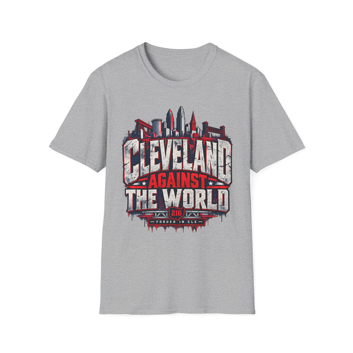 Cleveland Against The World Tee | Forged in CLE 216 Shirt
