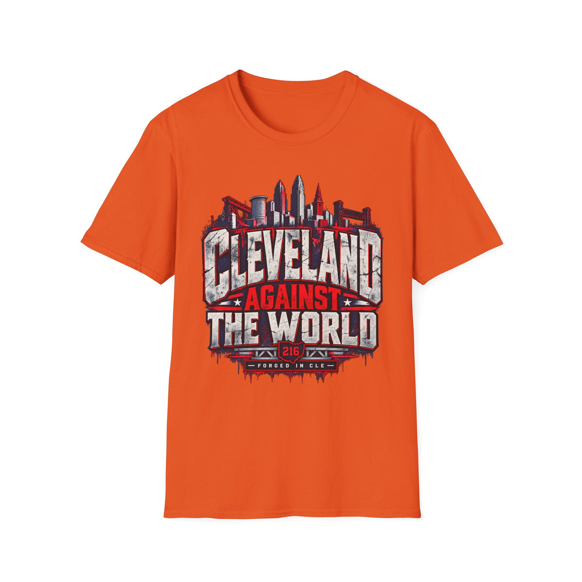 Cleveland Against The World Tee | Forged in CLE 216 Shirt