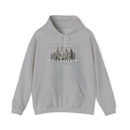 Cleveland 'Forged in the CLE' Hoodie — Built Different Skyline Pullover