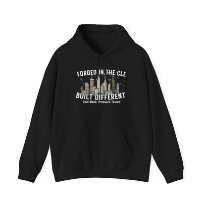 Cleveland 'Forged in the CLE' Hoodie — Built Different Skyline Pullover