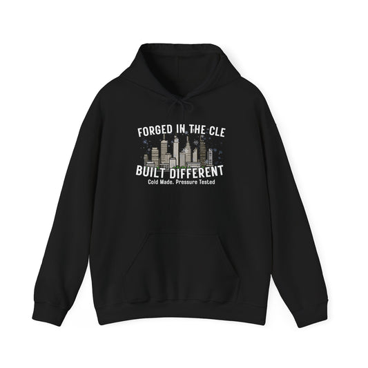 Cleveland 'Forged in the CLE' Hoodie — Built Different Skyline Pullover