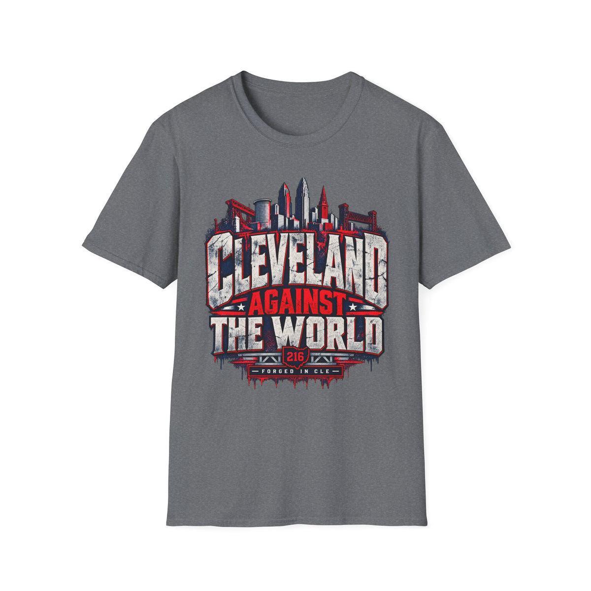 Cleveland Against The World Tee | Forged in CLE 216 Shirt