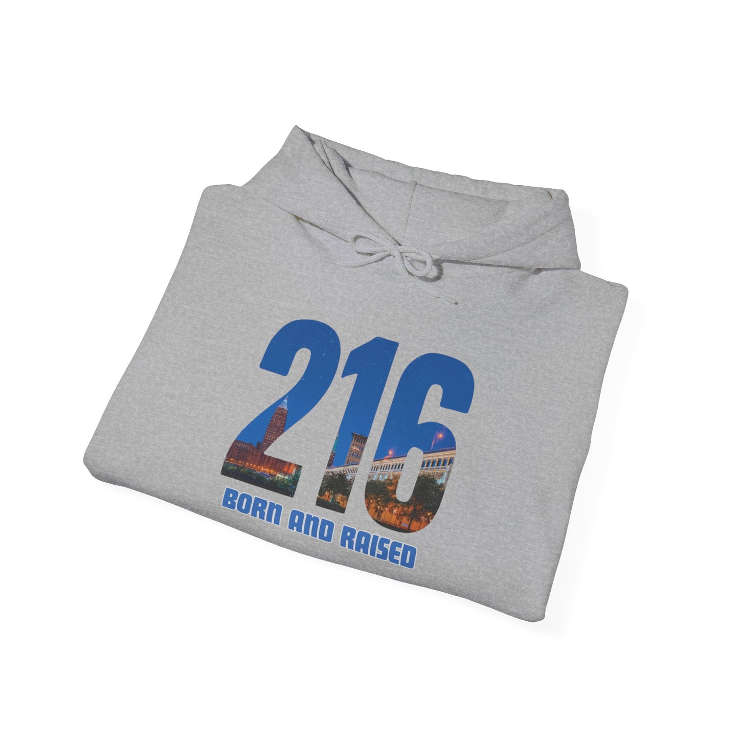 216 Born and Raised Hoodie – Cleveland Ohio Streetwear | 216 Area Code Skyline Graphic Pullover